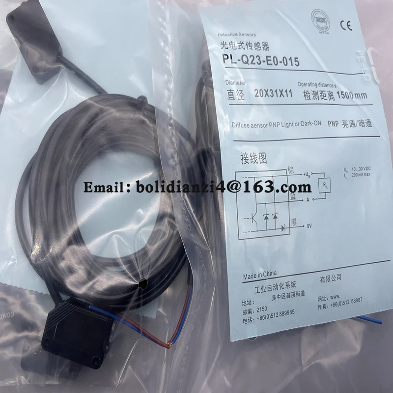 New Sensor For Photoelectric Switch PL-M12-L3-006-5M-EV PL-Q23-E0-015 PL-Q23-D3-015 In Stock