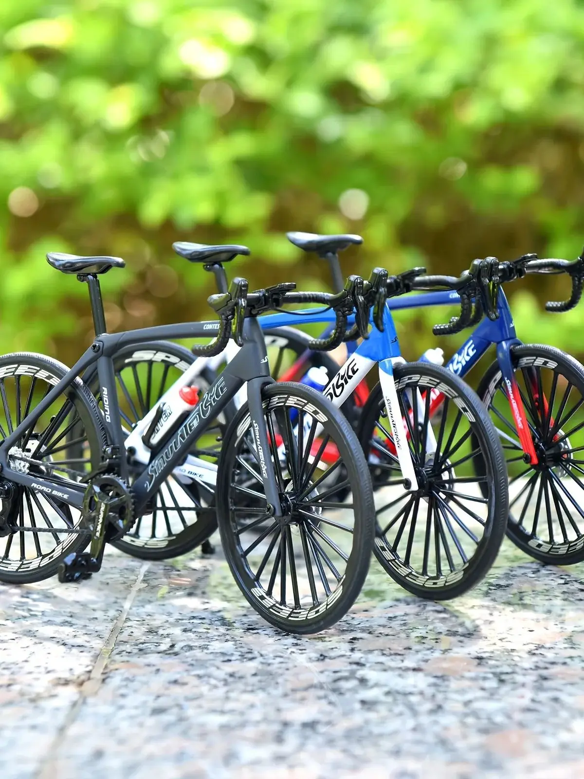 AliExpress NONE Vintage Metal Mountain Bike Model Desktop Mini Alloy Classic Bicycle Toy Die-Cast Finger Model Home Decoration