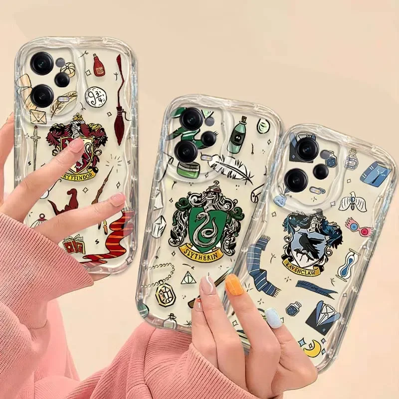 Funda para Xiaomi Redmi Note 13 12 Pro Plus 4G 5G 12S 11S 11 10 10S 9 9S Redmi 14C 13C 12C A3 Magic Potters Wand Harries Wave Capa