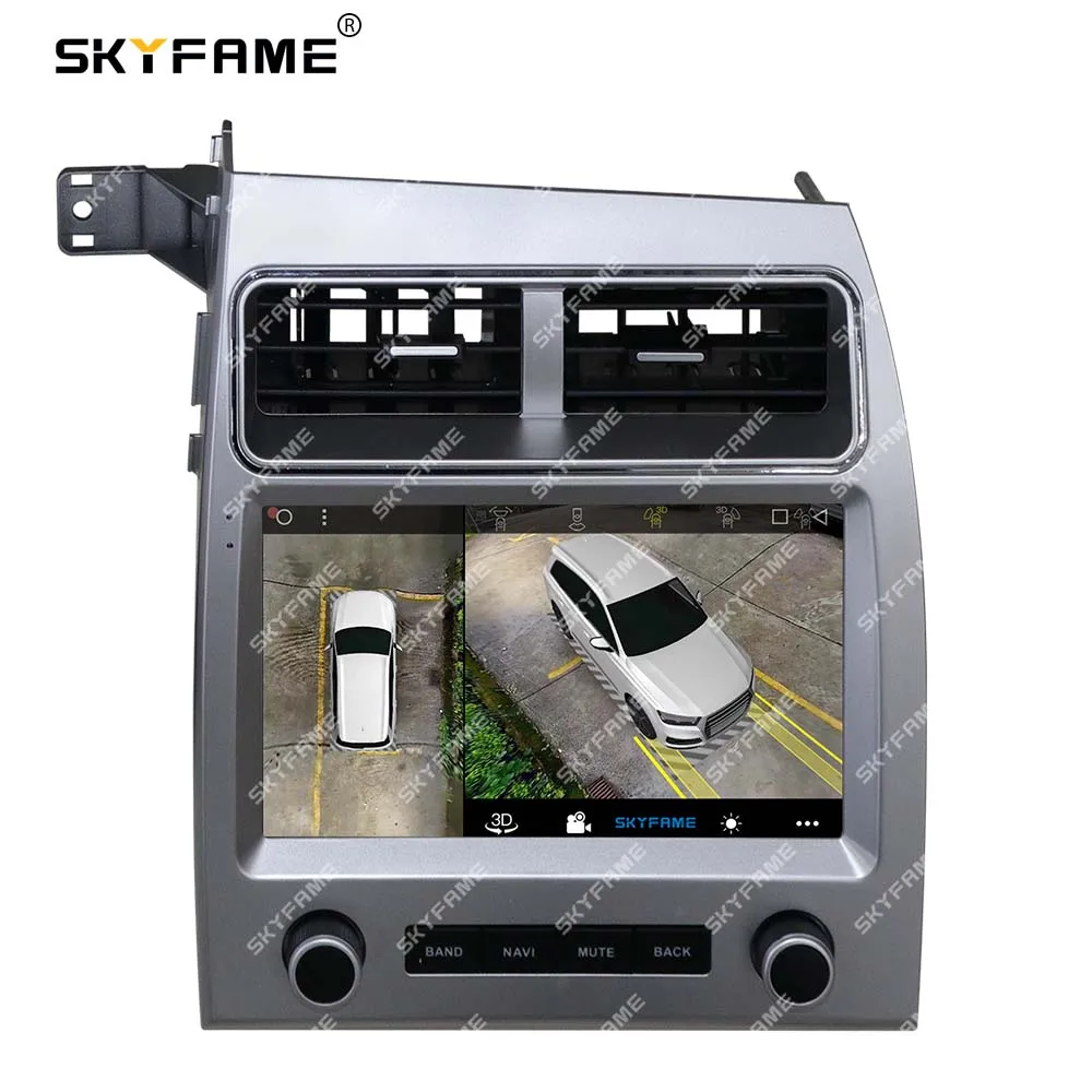 SKYFAME إطار السيارة فآسيا محول Canbus Box لأودي Q7 أندرويد راديو داش تركيب لوحة عدة #5