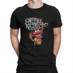 The Muppet Show Animal Drummer Creedence Clearwater Revival T Shirt Vintage Fashion Men's Tshirt Polyester Men Tops