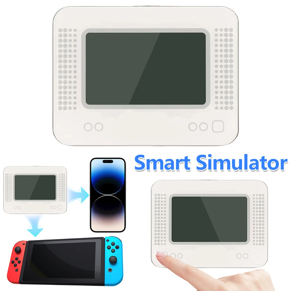 قابلة للشحن NFC Pixl لانهائي بطاقة شاشة LCD محاكي ذكي Allmiibo Swipe التعريفي الموقد لعبة وحدة التحكم الملحقات #1