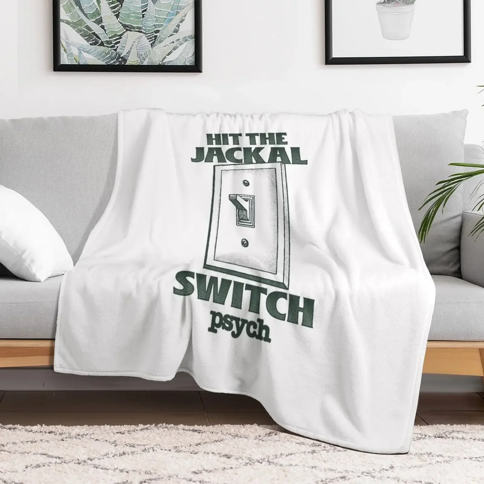 Psych Hit the Jackal Switch Throw Blanket Comforter Giant Sofa halloween Blankets