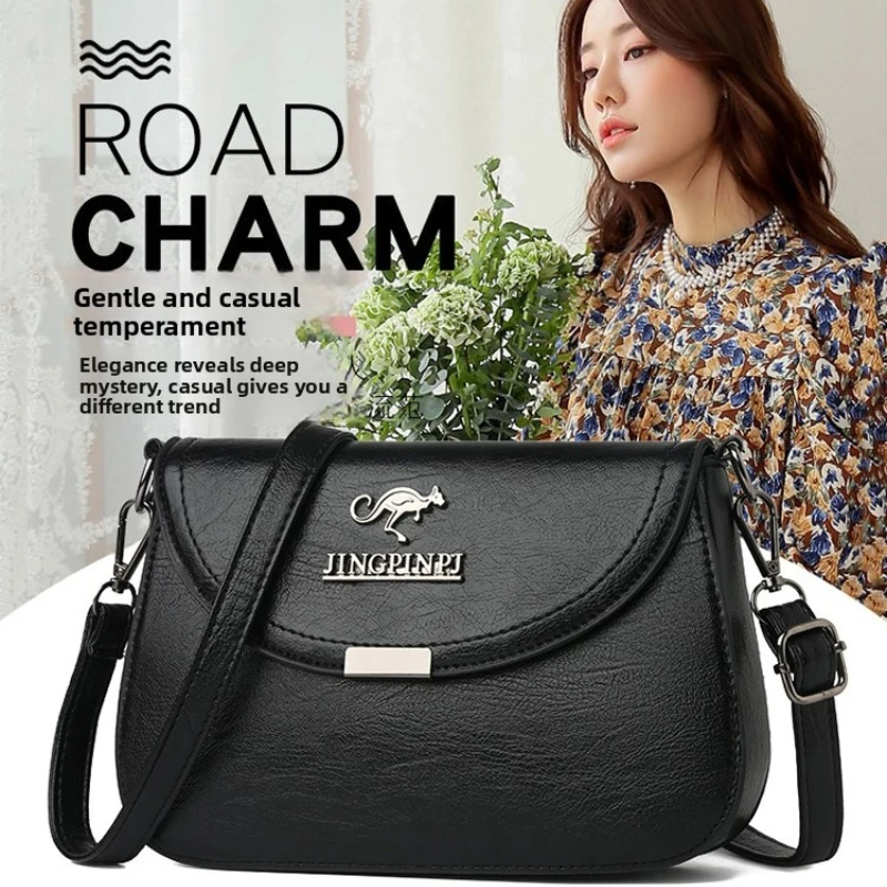 Women'S Kangaroo Bags - Umhängetasche aus weichem Kunstleder, Mini-Umhängetasche mit