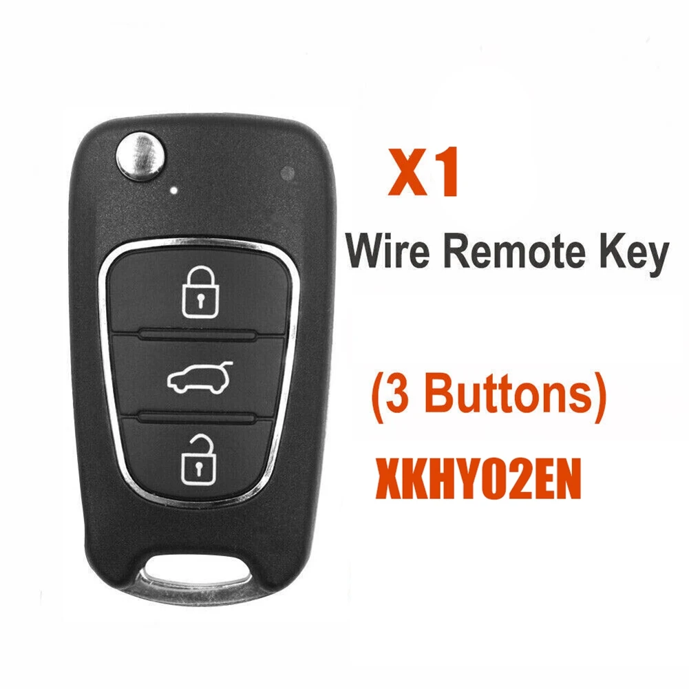 

For Xhorse XKHY02EN Wire 3 Buttons Remote Key Fob For Hyundai Type For VVDI Key Tool