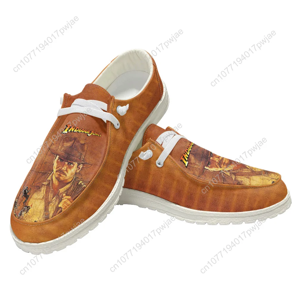 Indiana Jones Raiders of The Lost Ark Casual Shoes Mens Womans Flat Shoe Breathable Outdoor Lightweight Couple Custom Made Shoe