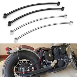 Motorcycle Pair Rear Fender Rail Support Bracket Mount Holder For Harley Honda Yamaha Kawasaki Cruiser Custom Bobber