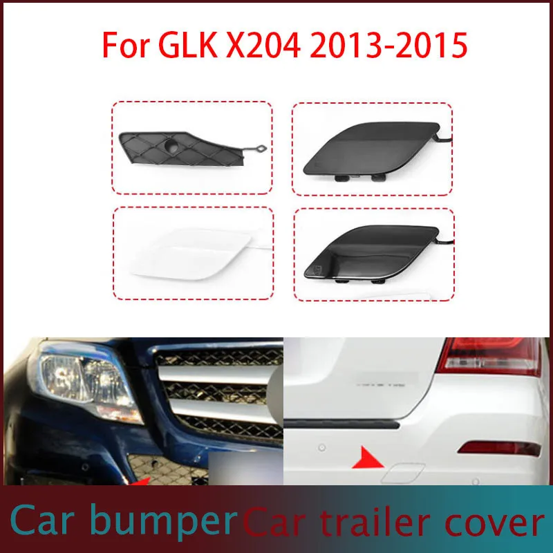 

For Mercedes X204 Car Bumper Tow Hook Cover Cap Black For Benz GLK Class 2013-2014 GLK200 GLK250 GLK300 GLK350 2048851124