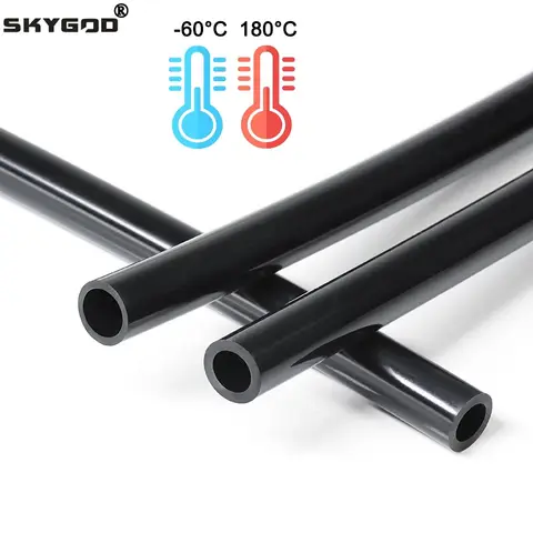 Bilashmart 1~10m Food Grade Silicone Tube Black Flexible Aquarium Air Irrigation Pipe Water Connector Garden Hose Fish Tank Pond Pump Hoses