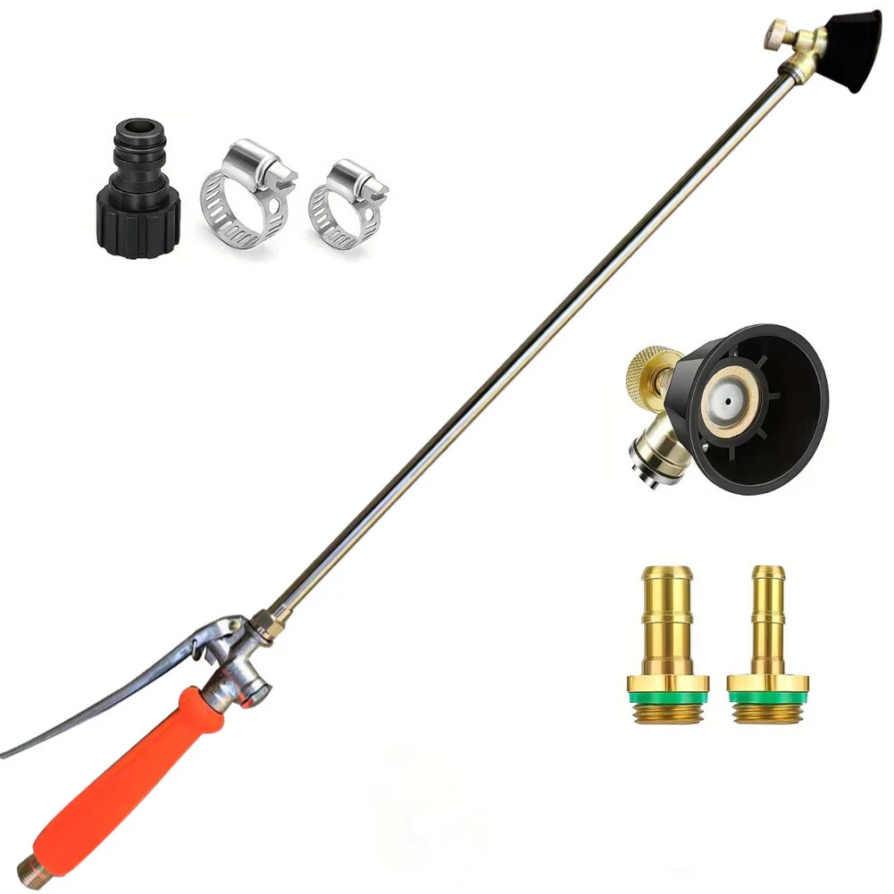 

Hose Compatibility Adjustable Nozzle Comfortable Grip Compatible With Hoses Extended Use Hassle-free Setup For 1 4 Hose