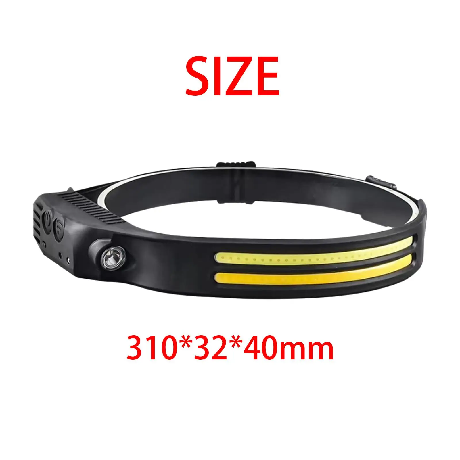 Head Lamps Flashlight COB Weatherproof 3 Lighting Modes Spotlight Headlight