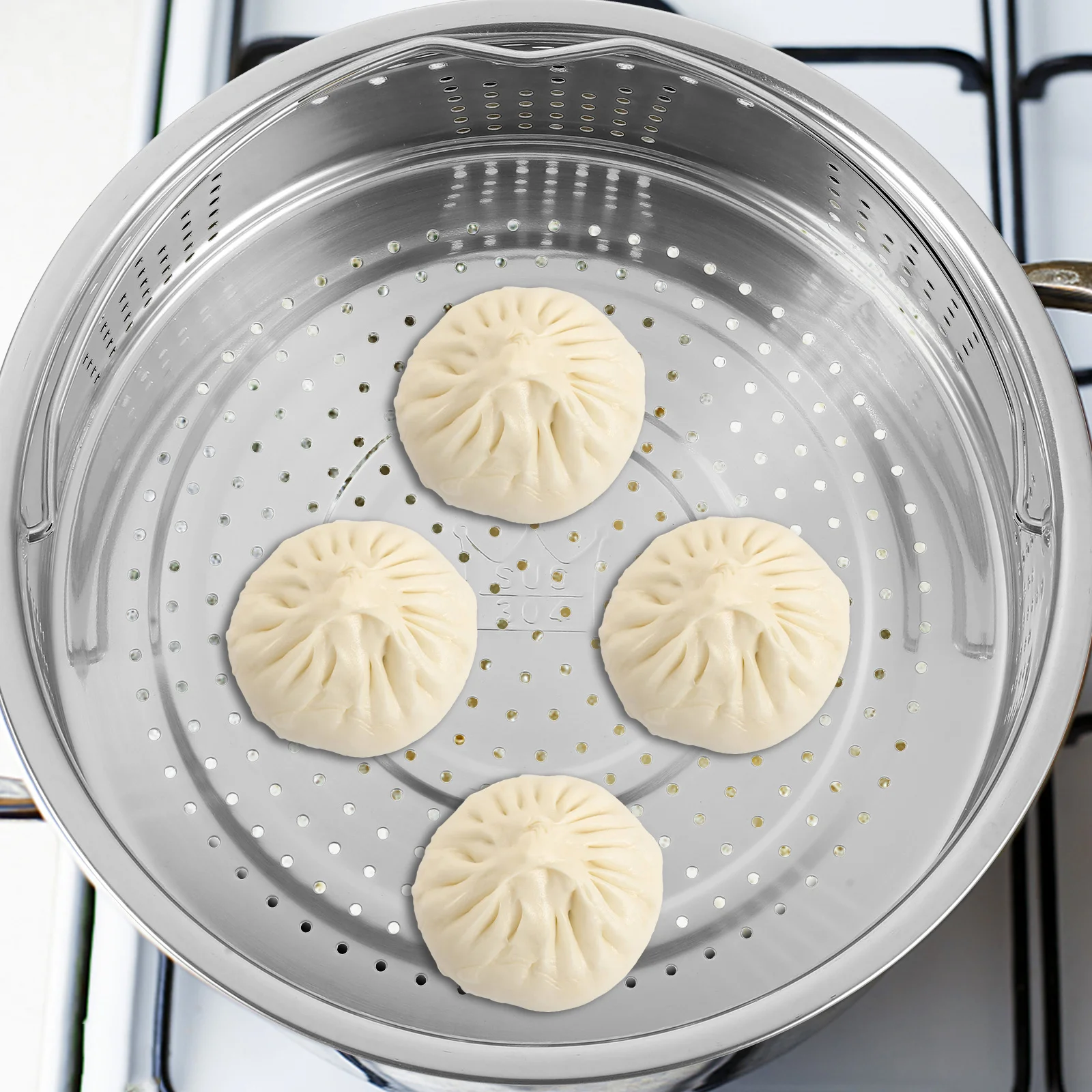 

Stainless Steel Steaming Basket For Rice Cooker Food Steamer Rack Kitchen Accessory For Vegetables Dumplings Eggs