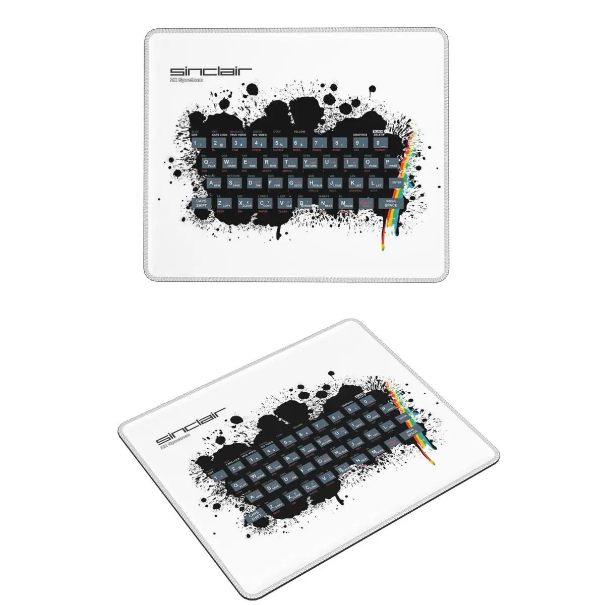 Ретро игровой арт-ZX Spectrum коврик для мыши компьютерная клавиатура коврик для мыши игровой коврик для ноутбука коврик для офисного стола коврики