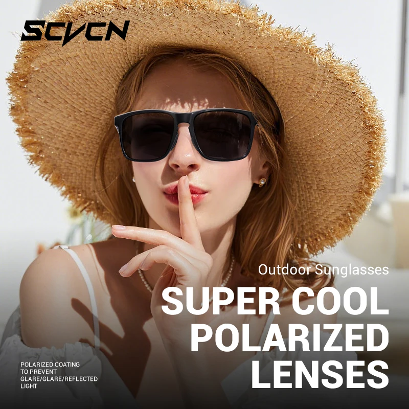 SVCN New Polarized Sunglasses Men Women Outdoor Sports Cycling Driving Fashion Golf Travel Sunglasses UV400 Protection Goggles image 2