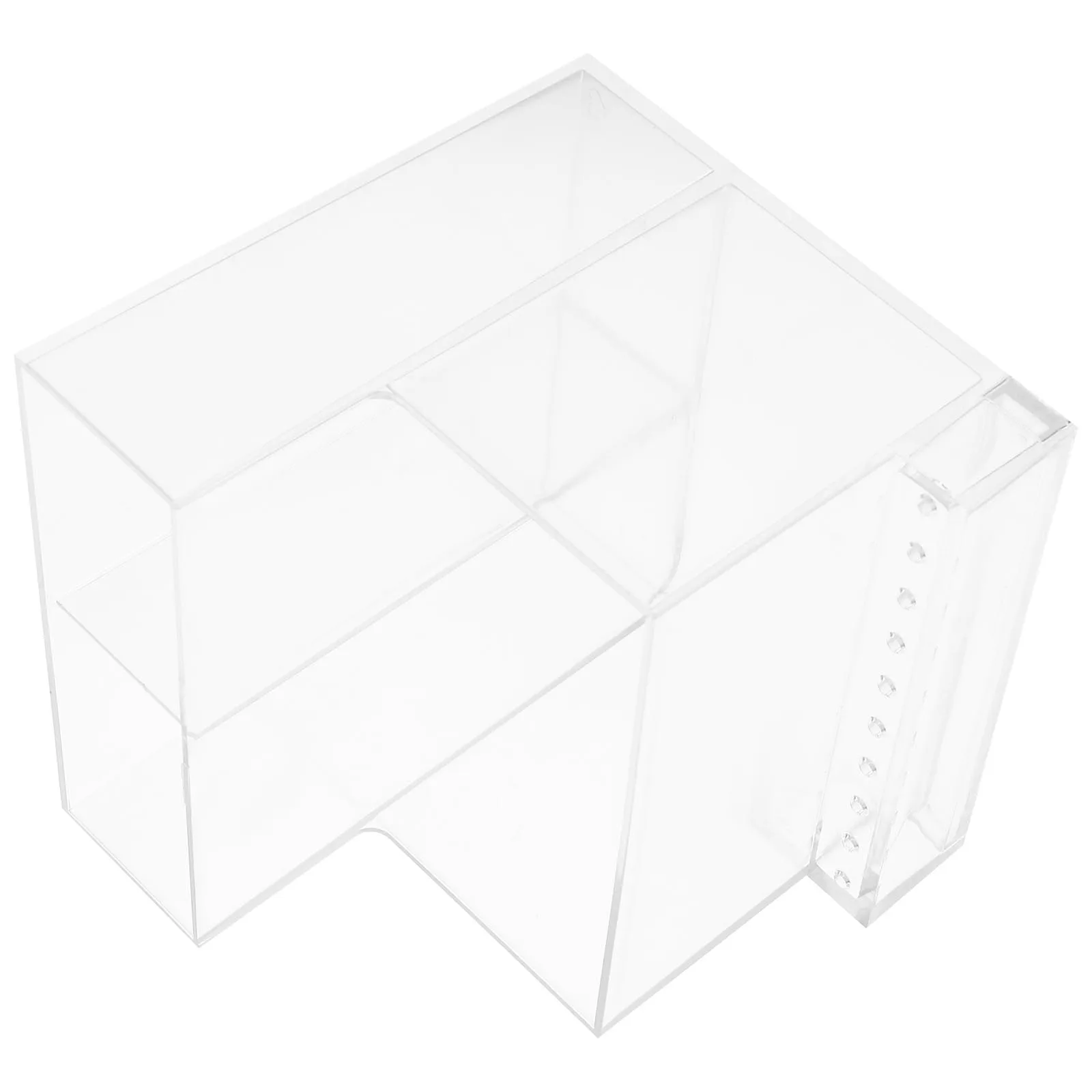 

1Pc 13 Holes Nail Drill Bits Holder Stand Displayer Organizer Manicure Tools Box Clear Plastic Storage For Salon Home Use