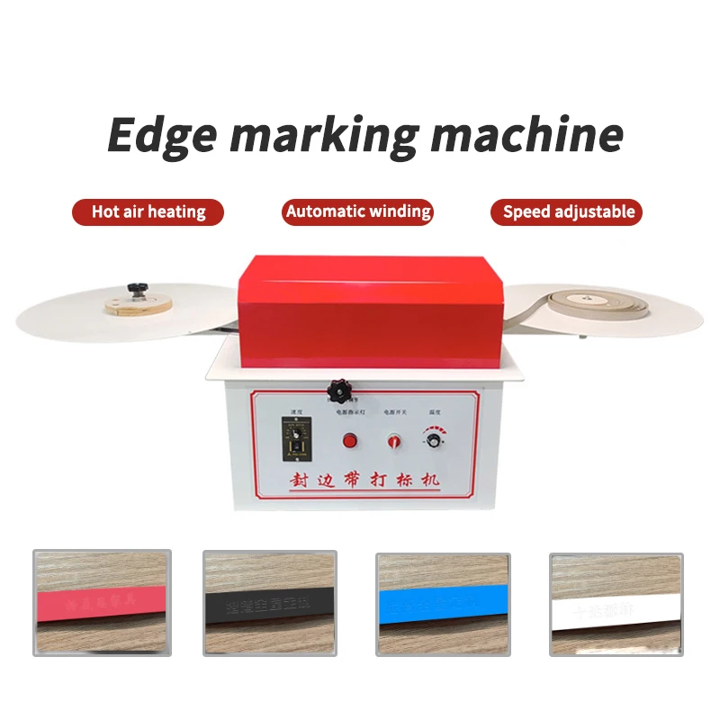 

DW-F Edge Banding Strip Marking Machine Semi-Automatic Imprinting Tools Metal Wood Board Leather Brand Logo Multifunction Bander