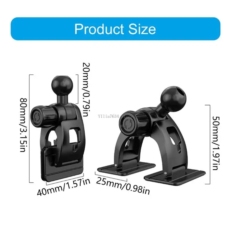  Adhesive Base 17mm Ball Joint Car Phone Mount Holder Adapter Extension Ball Mount