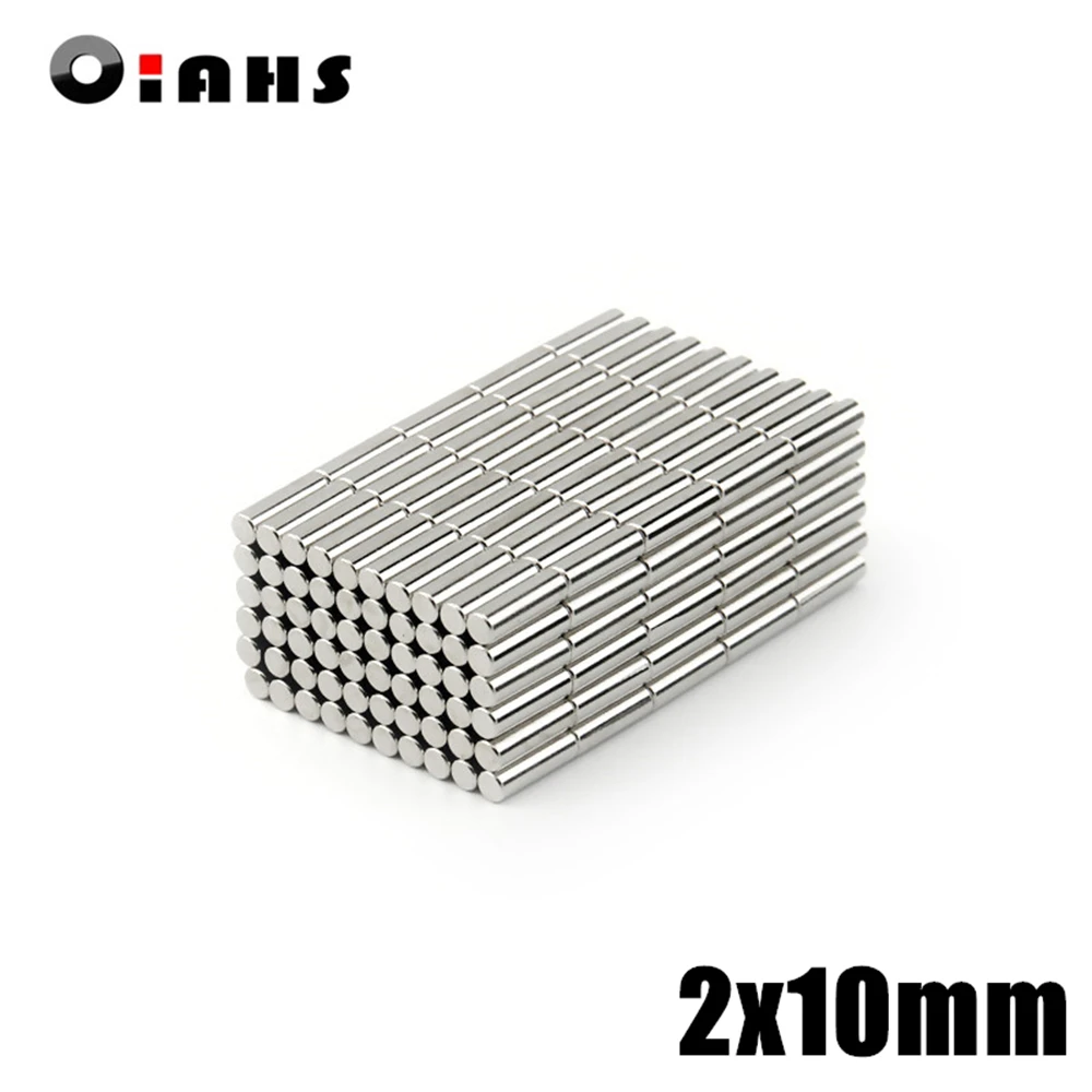 10000 pz 2x10mm Super potente forte Bulk piccolo rotondo NdFeB magneti al neodimio disco Dia 2*10mm N35 magnete NdFeB terre Rare