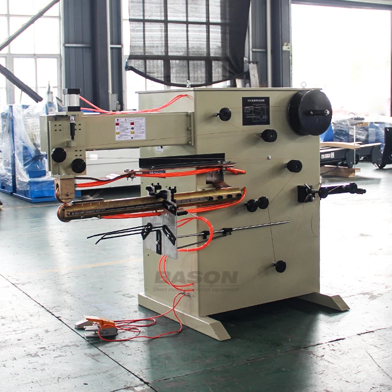 Air Duct SWM 800 Copper Wire Welding Machine Round Duct Longitudinal Seam Welder for HVAC Ventilation Pipe Making