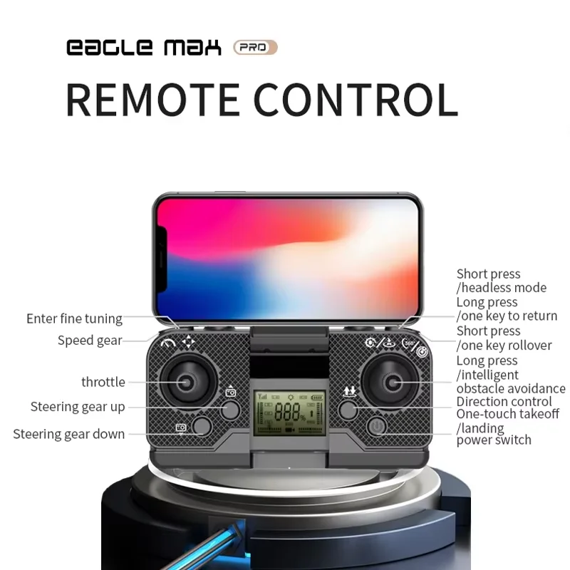 S165 Max Drone 8K Doppia Fotocamera Fotografia Aerea Drone Brushless Intelligente Evitamento Ostacoli Aereo di Controllo Remoto Regalo Giocattolo