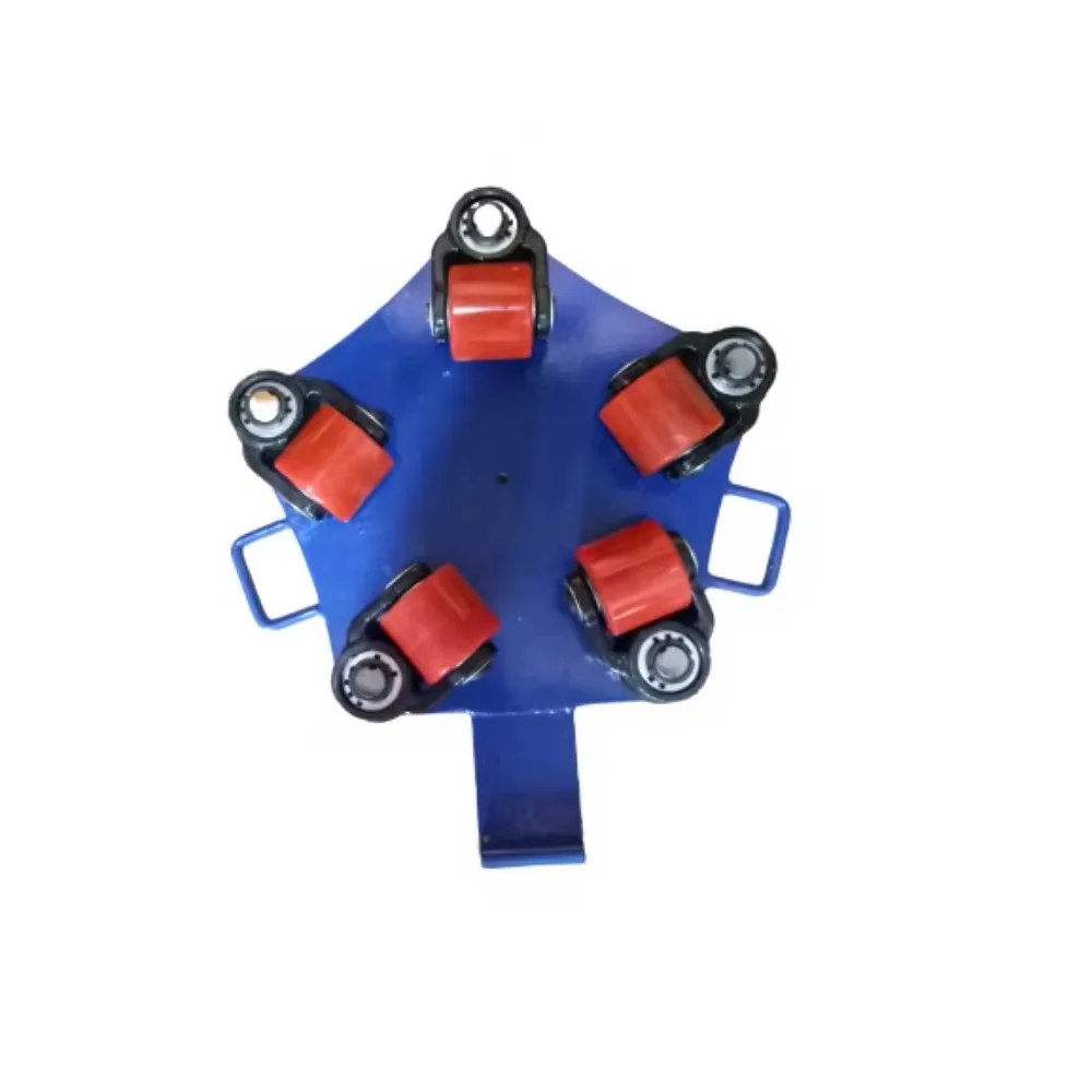 Universal Transporter with Heavy-duty Rubber-steel Wheels for Rotating and Shifting Heavy Objects