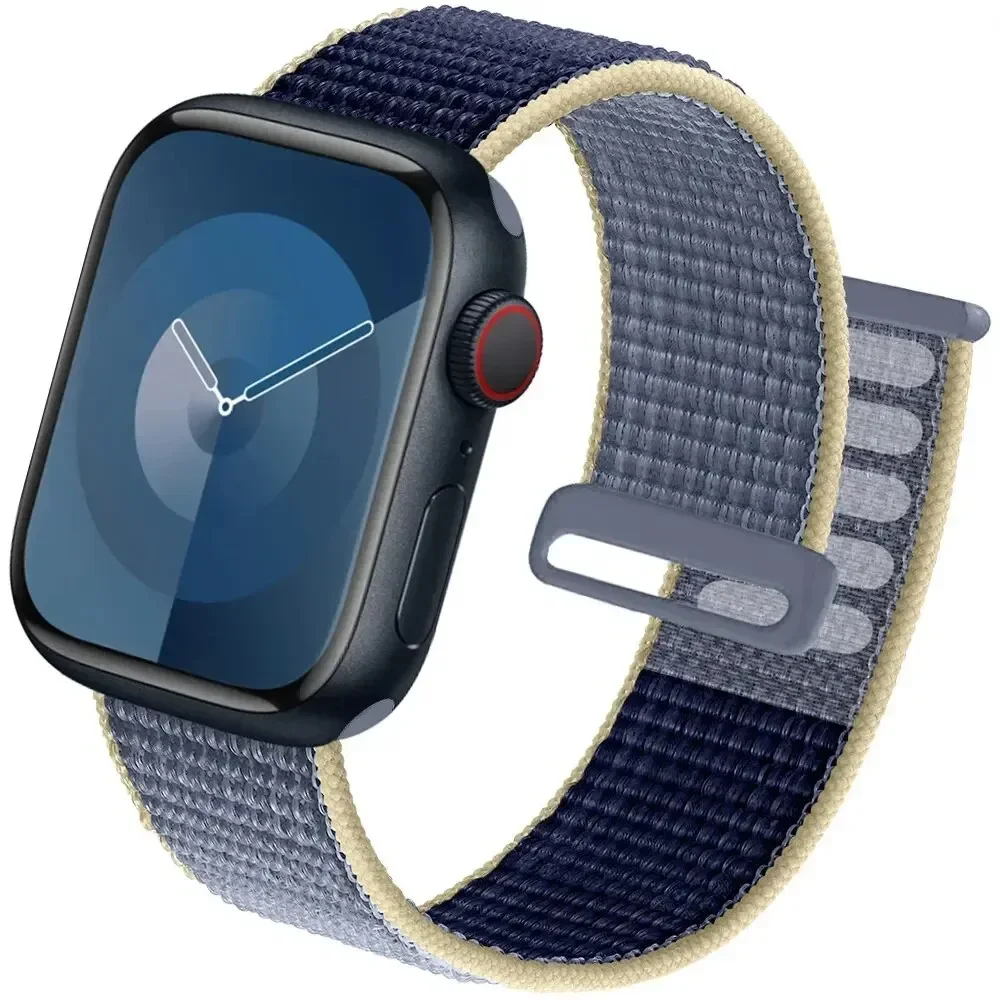 Nylon-Schlaufenarmband für Apple Watch-Armbänder 49 mm Ultra2 44 mm 40 mm 45 mm 41 mm 46–42 mm Armband für iWatch-Armband Serie 9 8 SE 7 6 5 4 10
