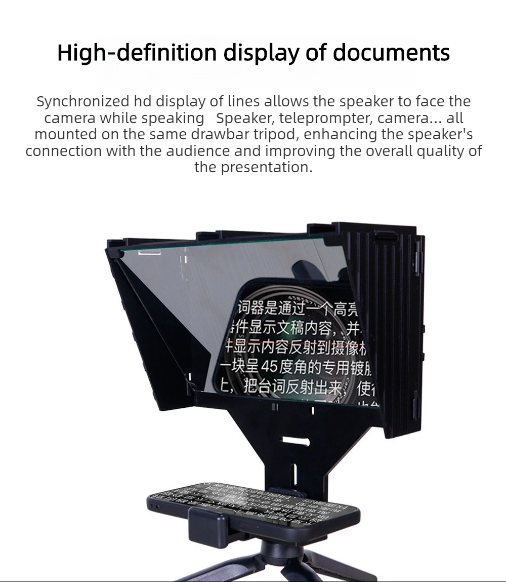 

Универсальный телесуфлер, суфлер, DSLR-камера, смартфон, планшет, ноутбук, телесуфлер, прямая трансляция видео, запись