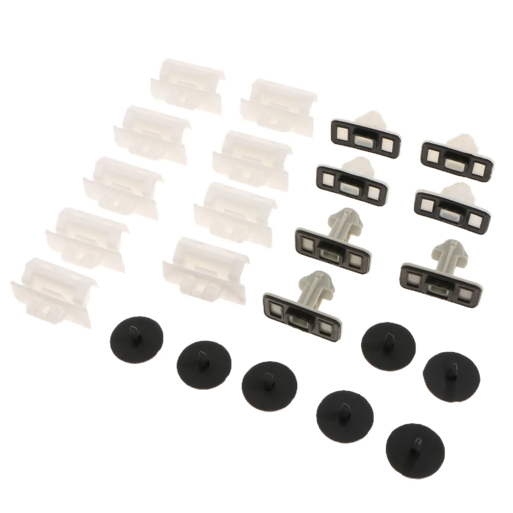 23 x Rocker Molding Install Kit Clips & Pins for Audi A6 A6 12-14