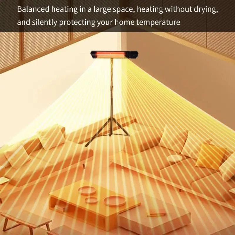 

Heater Electric Heating Home Garden Indoor Outdoor Waterproof Electric Heater Wall Mounted Remote Control B03E