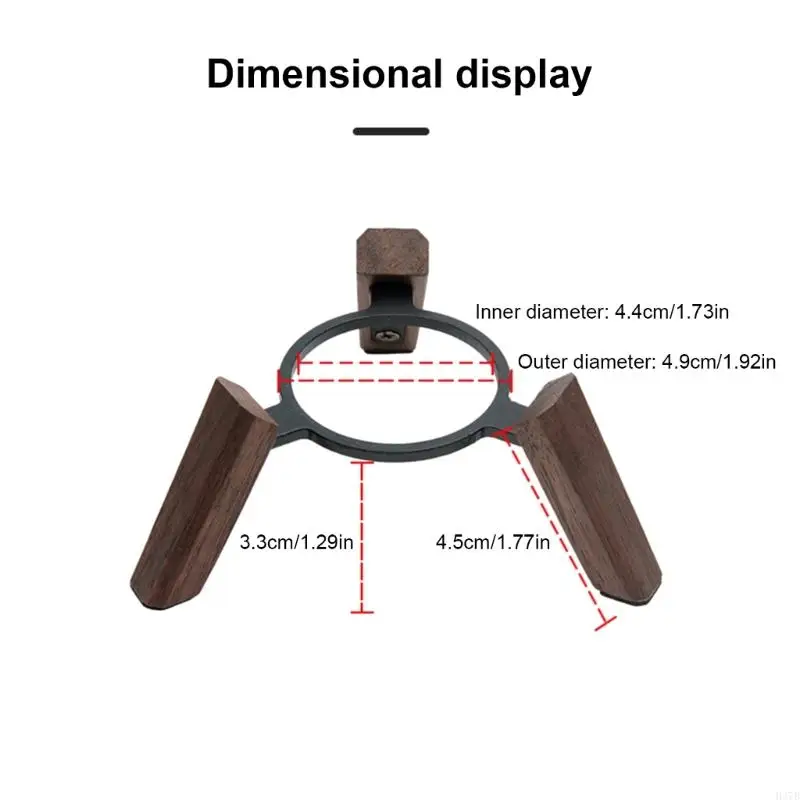 Loa gỗ kim loại H37B đứng trên máy tính để bàn có giá đỡ cho máy tính để bàn cho mini