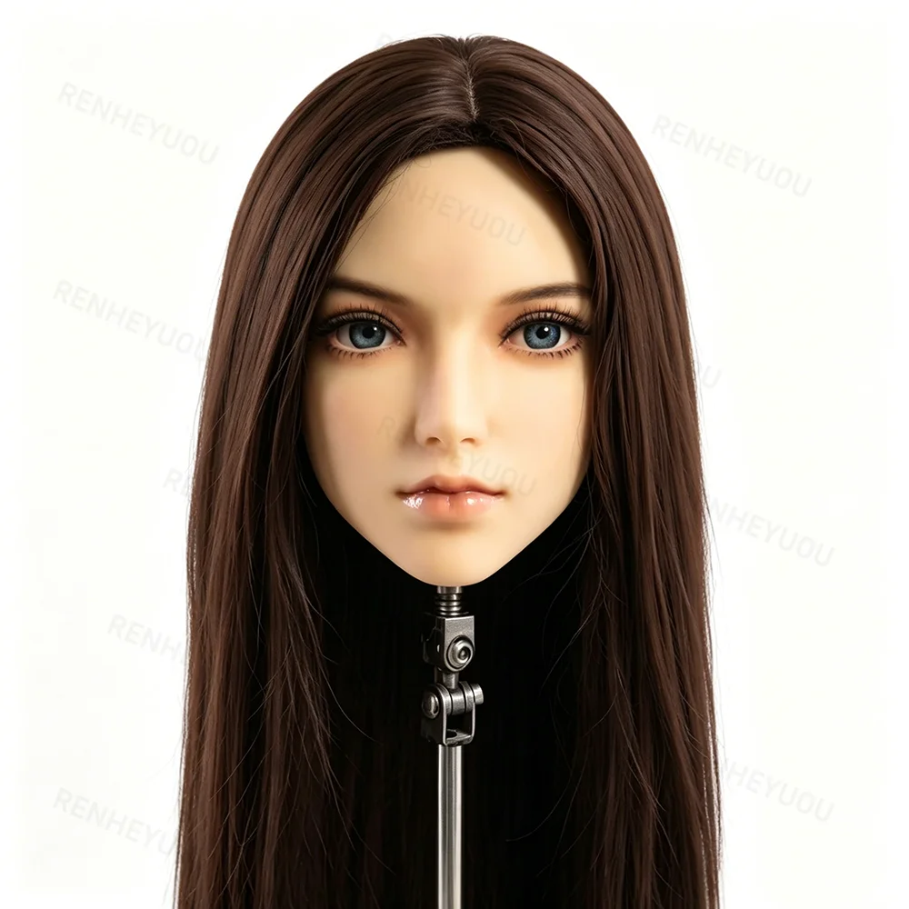 

Handmade Silicone Head Sculpture 1:1 Lifelike Figure Model Collectible Home Decoration Display