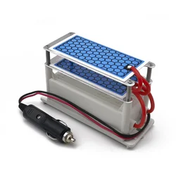 Générateur d'ozone portable 12V 10g, supporter ficateur d'air, arabisateur pour la maison ou la voiture, élimine le formaldéhyde