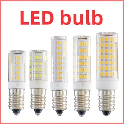 E14 LED Bulb 7W 9W 12W 15W 18W, 220V-240V Bright Mini Corn Light, 2835 SMD, 360° Beam Angle, Replace Halogen Chandelier Bulbs