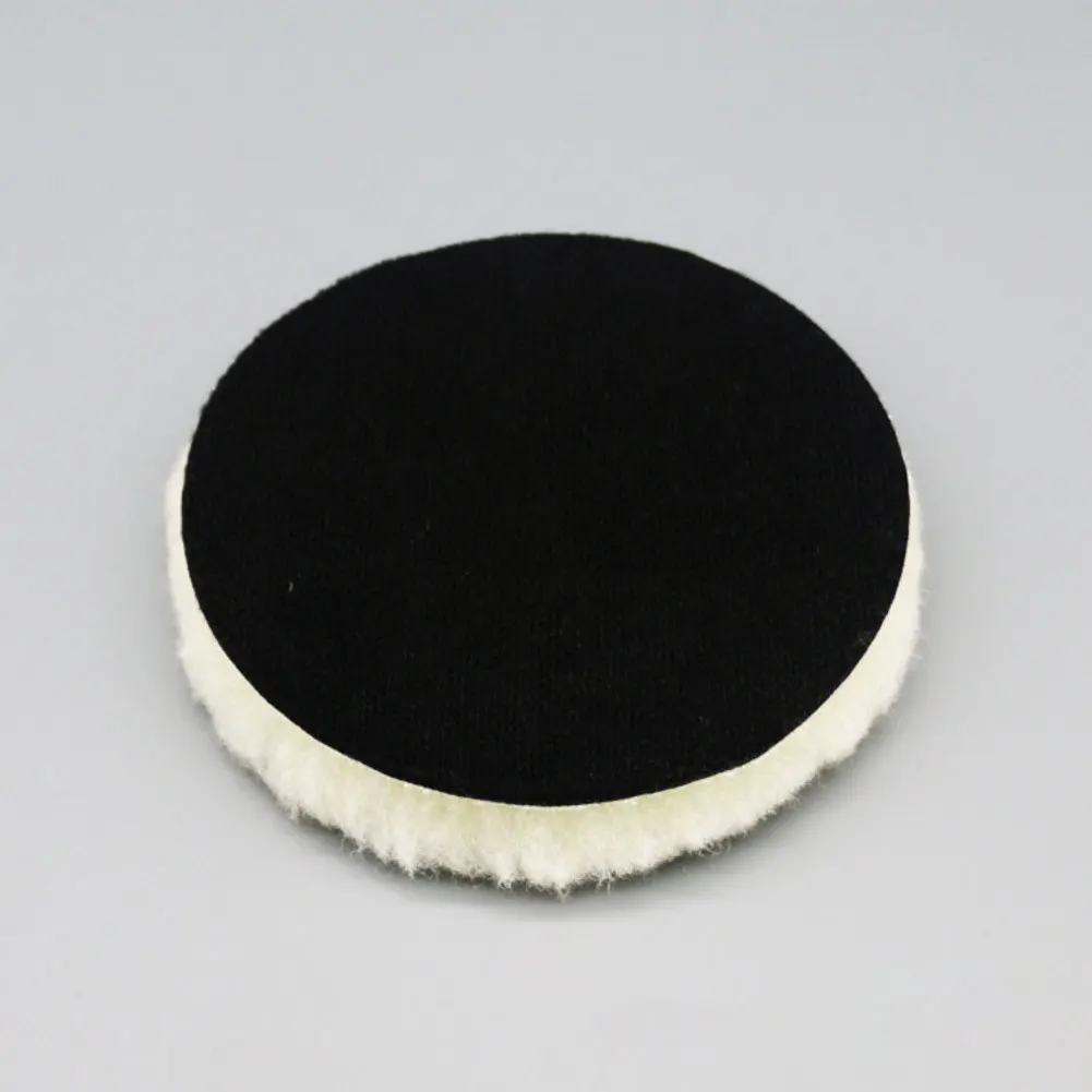 4 قطع من وسادات الأكمام العازلة لتلميع الصوف الاصطناعي مقاس 5 بوصة لتنظيف منتجات التنظيف المنزلية