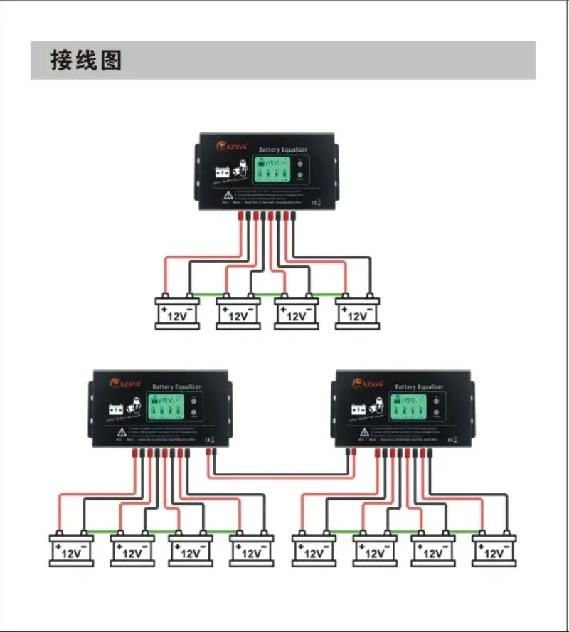 HX02 battery battery equalizer 4S active balance series parallel 48V lithium iron phosphate lithium lead acid battery