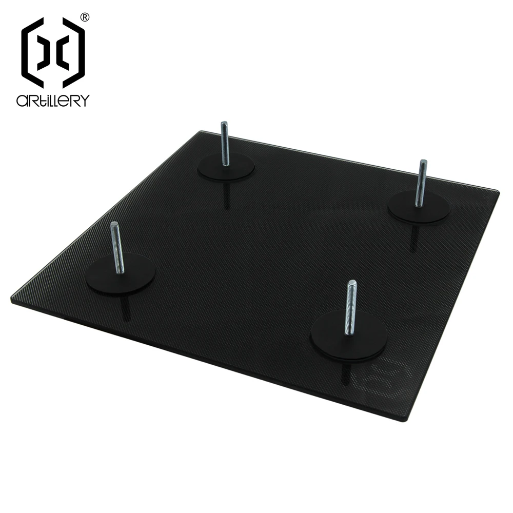 Artillery Genius & Genius Pro Grid Glass Bed Platform 230*230mm, 4mm With 4 Positioning Feet Original Parts