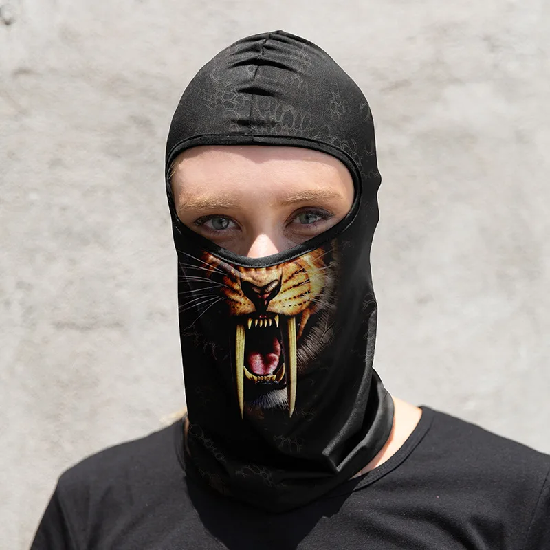 Pasamontañas de protección solar Icethread para hombre, bufanda de cara completa, máscara táctica militar para motocicleta, gorra de viento para