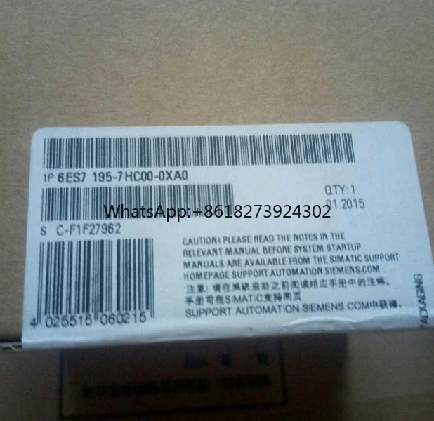 

1 PC New 6ES7195-7HC00-0XA0 In Box