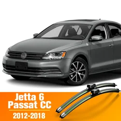 Wiper Front Wiper Blades For VW Jetta 6 MK6 A6 Passat CC 2012-2018 2013 2014 2015 2016 Windshield Windscreen Front Window 24