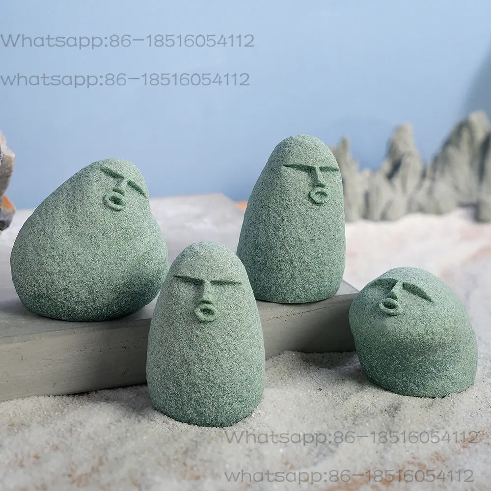 Blue Sand Stone Micro-landscape Landscaping, Flowing Water Fish Tank Ornament, Bonsai Creative Personalized Handicraft