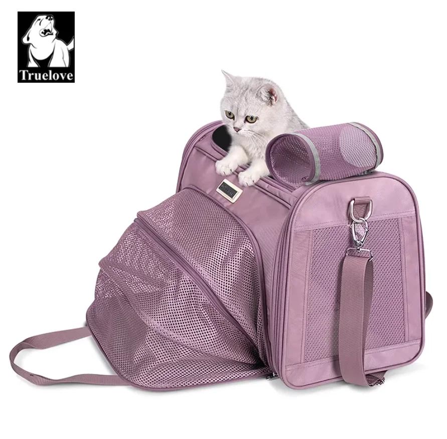 

TRUELOVE Foldable Breathable Pet Carrying Bag Roll-Up Mesh Luggage Compatible Suitable for Pets up to 10 Kg TLX3971