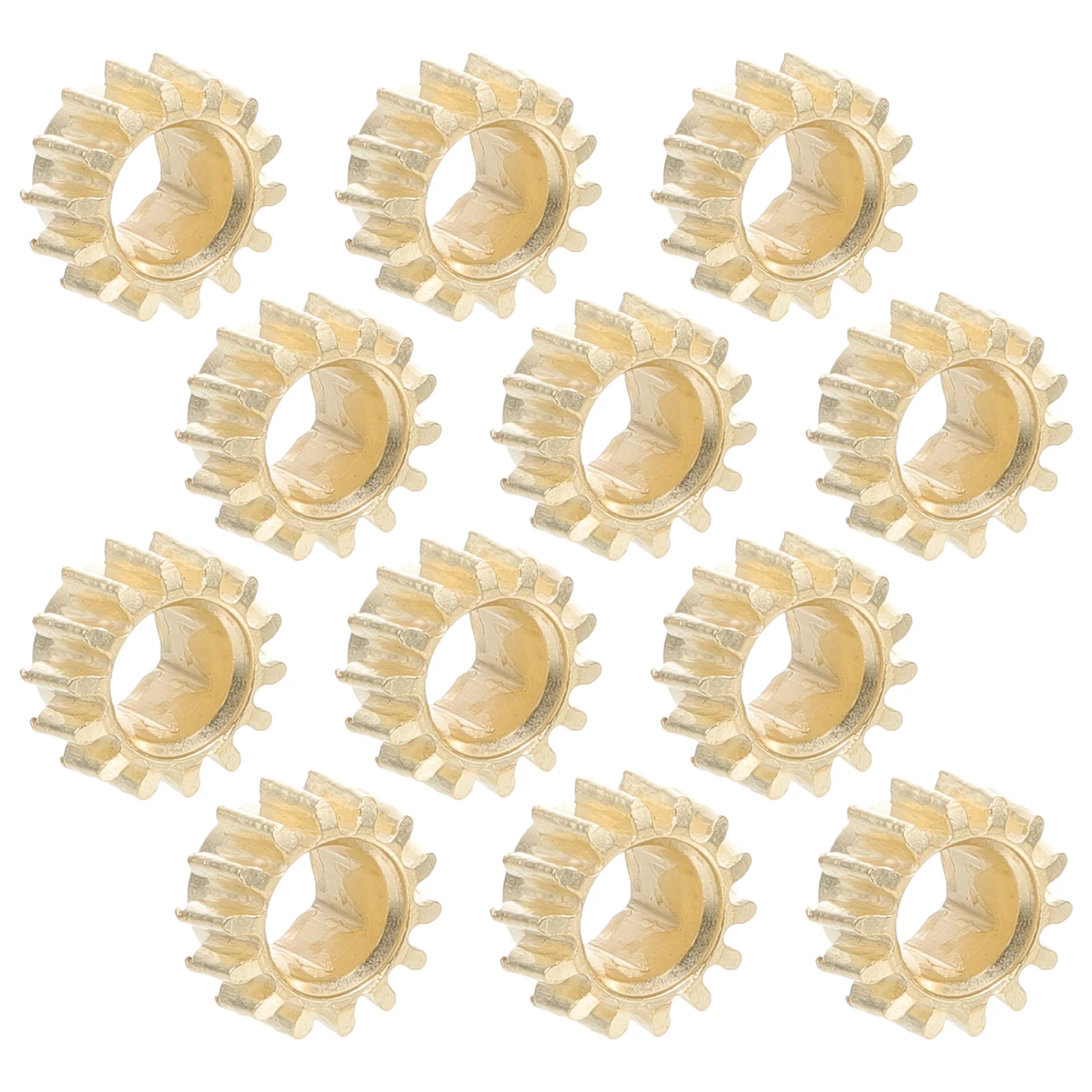 

12 Pcs Handle Guitar Hex Gear Acoustic Tuner Gears Head Button for Tuning Small Tuners Golden