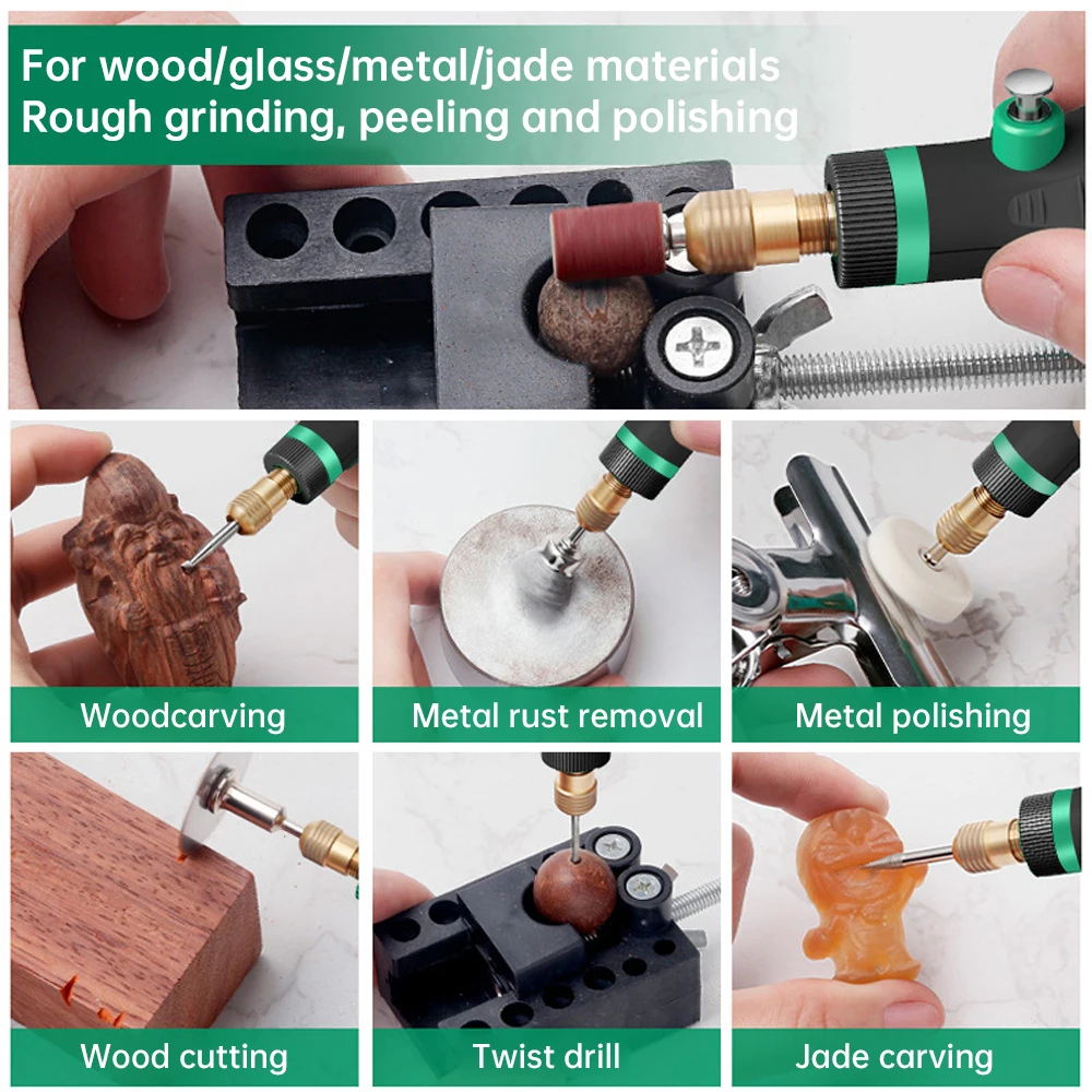 Mini Electric Drill Engraving Machine Electric Polisher Cutting Machine 5 Speed Adjustable USB Charging Precision Hand Tool