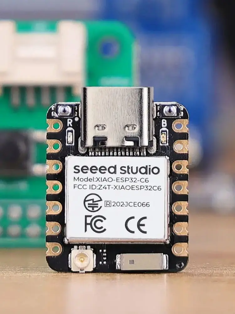 ESP32C6 Seeed Studio XIAO ESP32 C6 Entwicklungsboard MCU On-Board-Antenne 2,4 GHz Wi-Fi 6 BLE 5 Zigbee-Gewinde