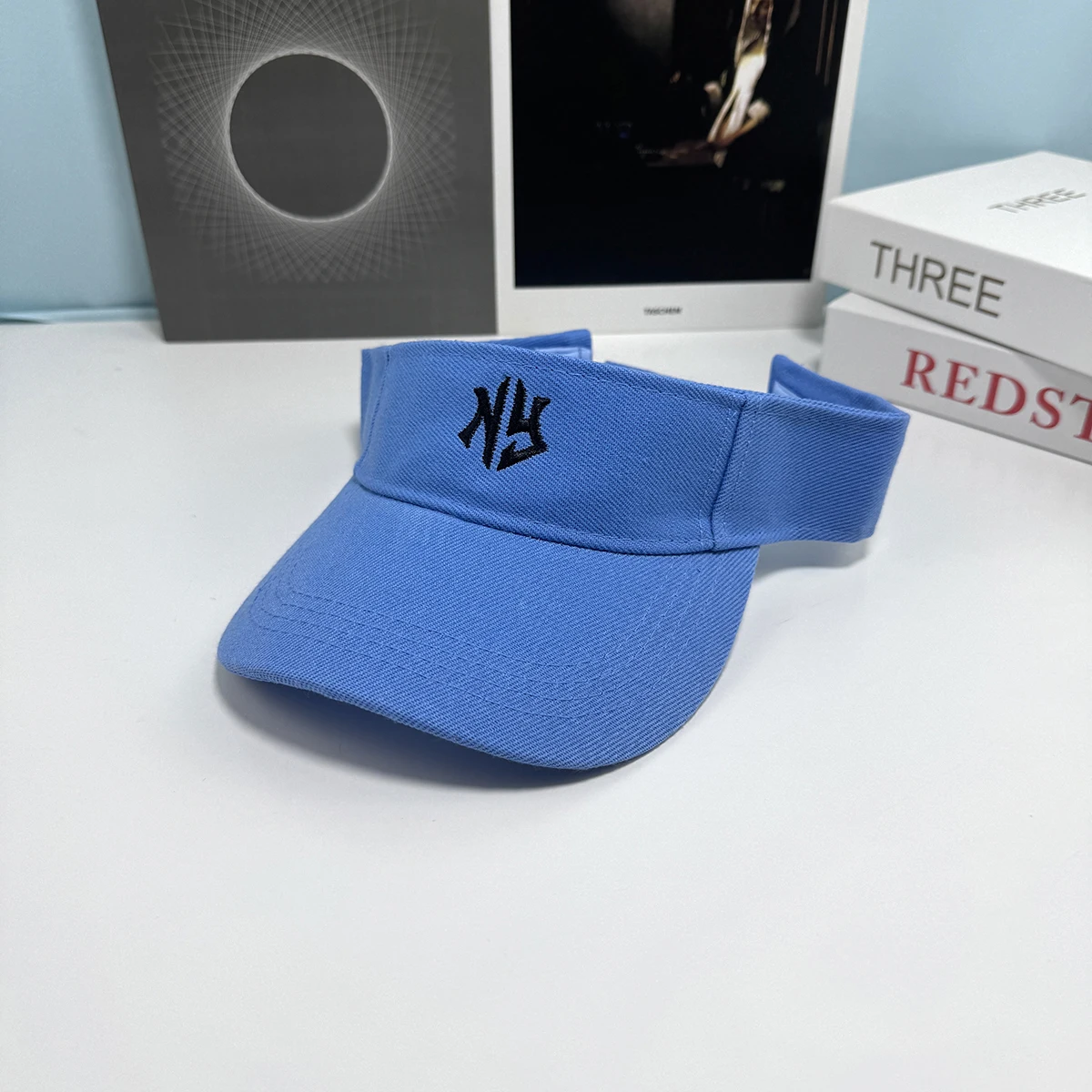 Neuer Sport-Sonnenhut mit New York Schriftzug für Damen und Herren, Verstellbarer Schirmmütze, Tennis, Baseball, Golf Sport S – Detail 6