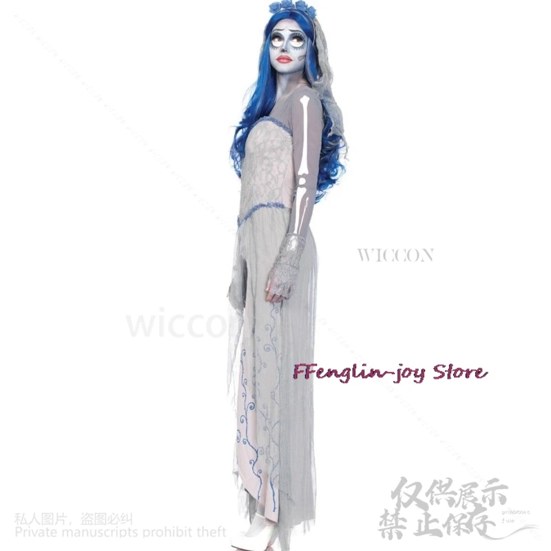 Kleid Für Weibliche Teufel Cosplay Party Teufel Leiche Braut Kostüm Halloween Frauen Scary Vampir Kostüm Hexe Kleid Angepasst