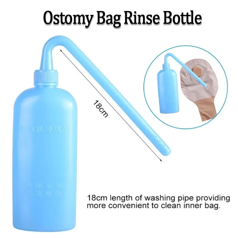 300ML Colostomy Bag Cleaning Bottle Reusable Ostomy Cleaning Tool Suitable for Cleaning of All Ostomy Bags