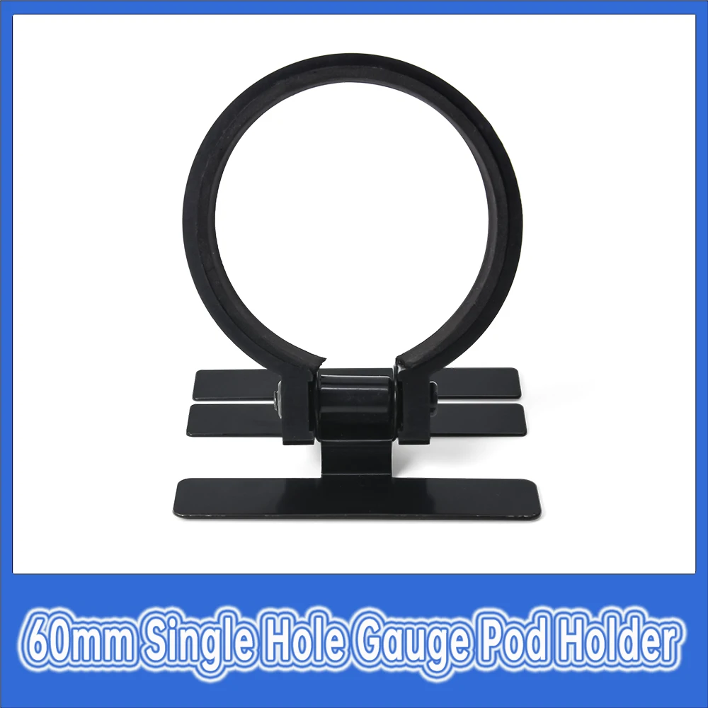 2.5inch Gauge Holder Dash Pod 60mm Single Hole Gauge Pod Holder Adjustable Boost Gauge Cup Holder Car Swivel Bracket Holder