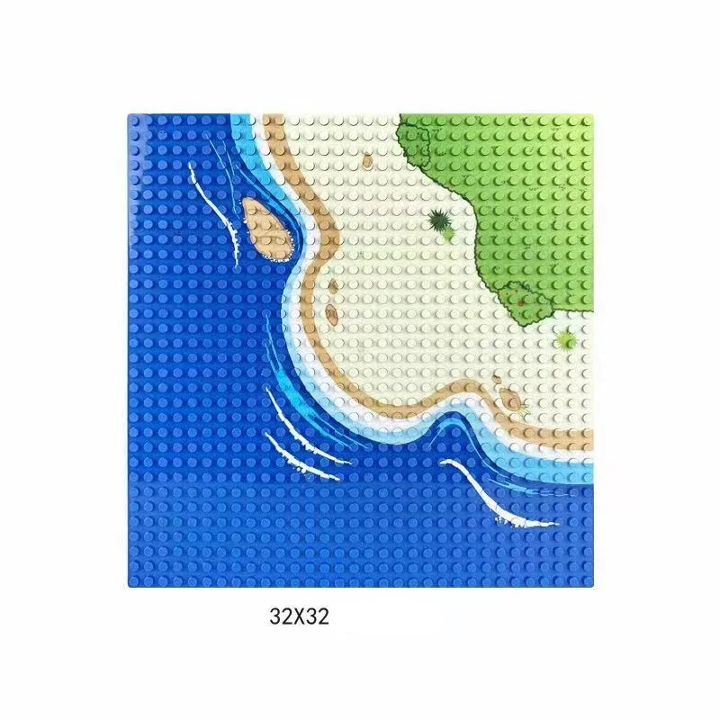 Klassieke Blokken Basisplaten 32x32 16*32 Dots Road River Basisplaten MOC Bouwstenen Stad Afmetingen cijfers Constructie Speelgoed