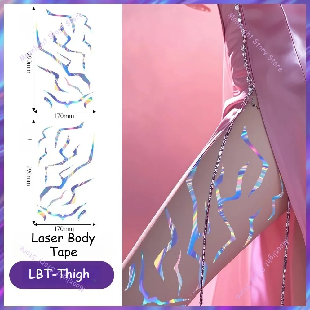 Cosplay Kpop Demon Hunter Make-up Tattoo Aufkleber für Bühnenauftritt Party Dress-Up Must-Have Kosmetikzubehör für Fans